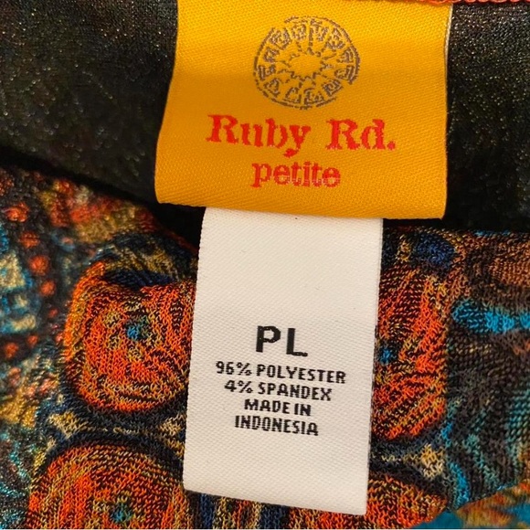 Ruby Rd Cowl Neck Blouse - Picture 4 of 5